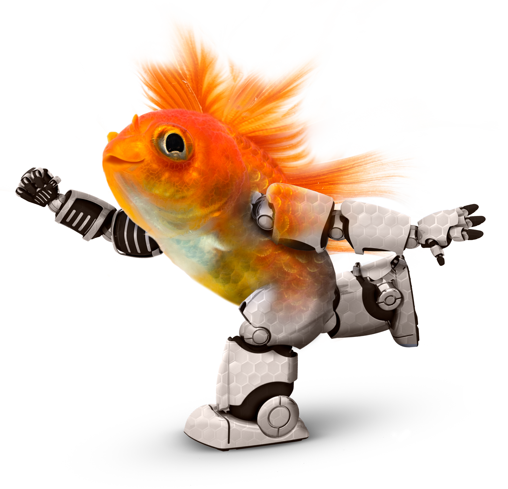 Cyborg-Goldfisch