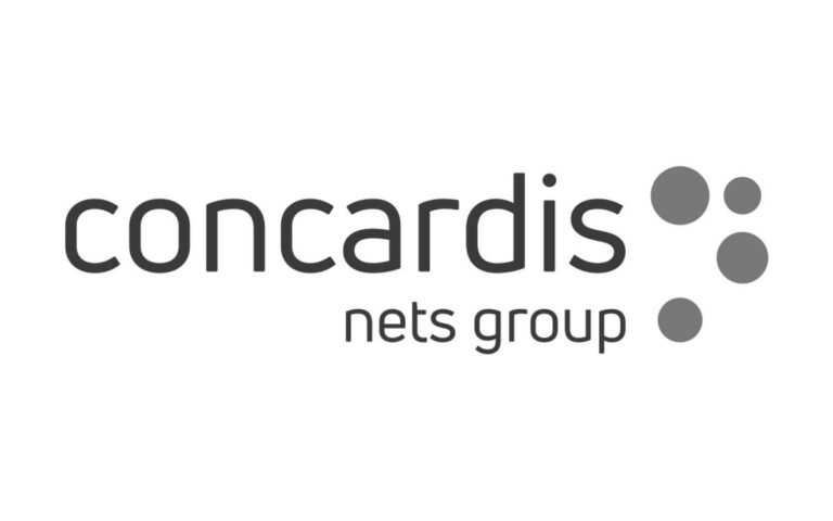 Logo von Concardis in schwarz und weiß, einem Kunden von jabs consulting Hamburg